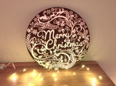 Decoratie reliëf - Merry Christmas